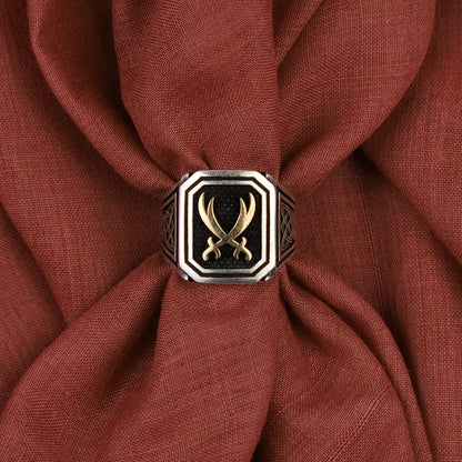 92.5 Silver Antique Men Ring