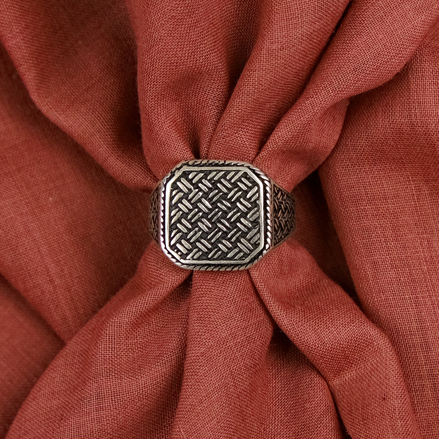 92.5 Silver Antique Men Ring