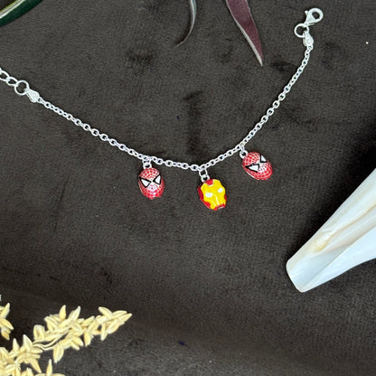 92.5 Silver spider Lucky Charm for Kids