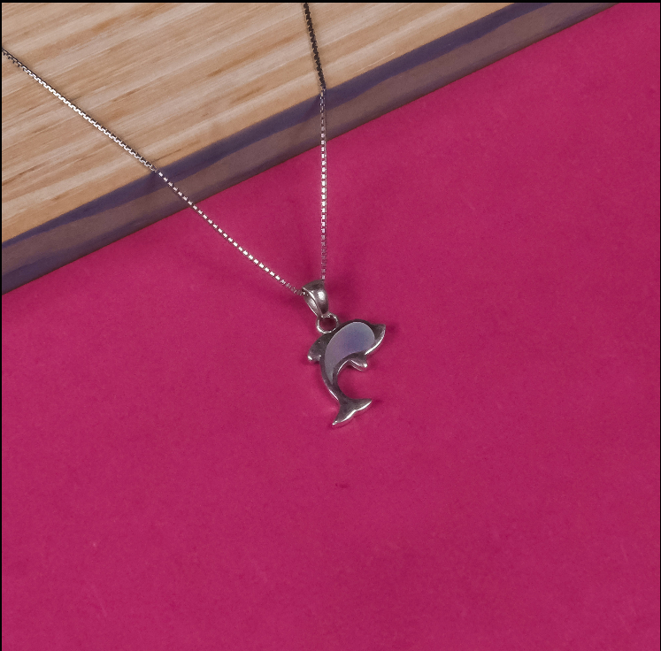 92.5 Silver Pendant Chain Set