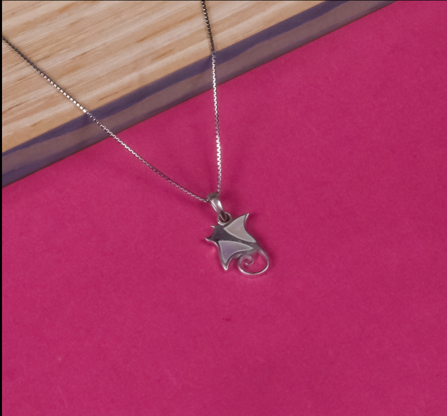 92.5 Silver Pendant Chain Set
