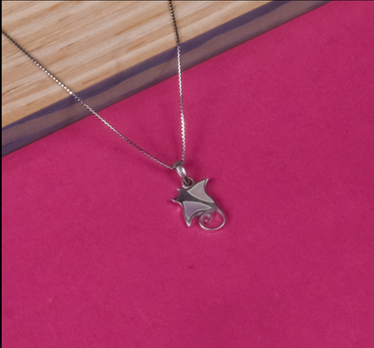 92.5 Silver Pendant Chain Set