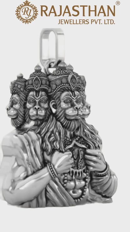 Divine Narasimha & Hanuman Pendant – Powerful Protection Spiritual Pendant